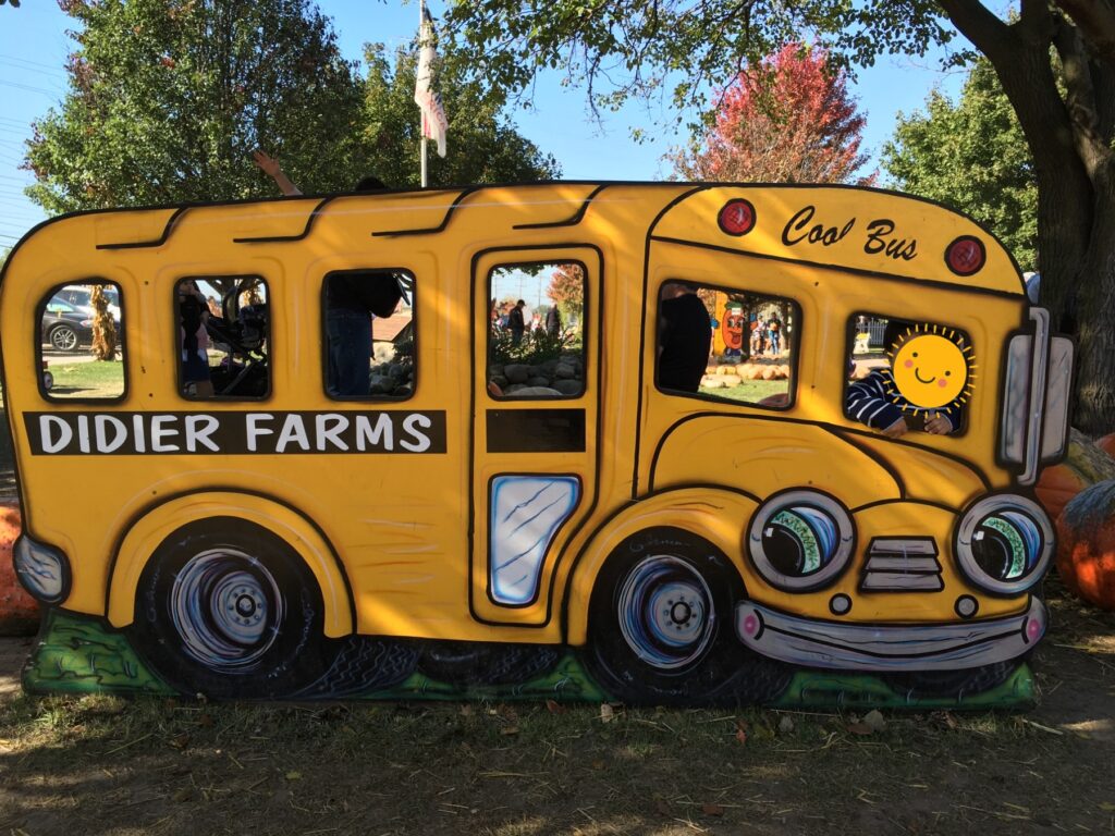 pumpkin patch school bus